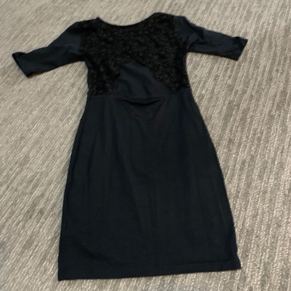 Aritzia Talula Black Open Back Dress Size S - Picture 3 of 3
